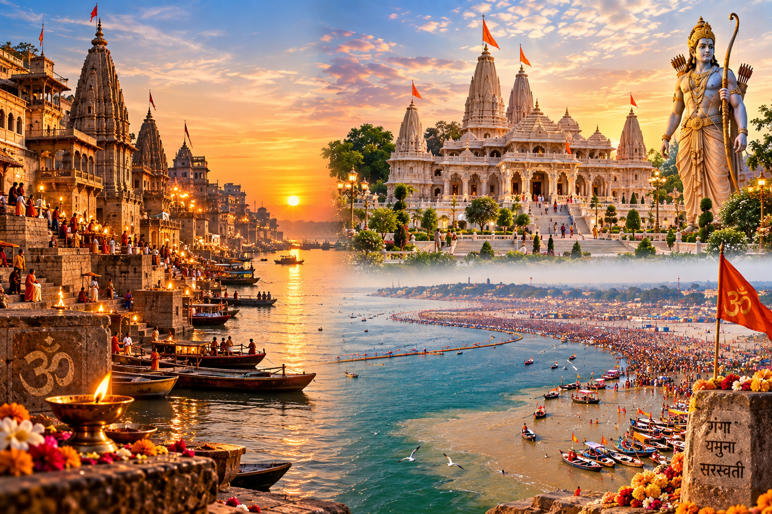 Kashi - Ayodhya - Prayagraj