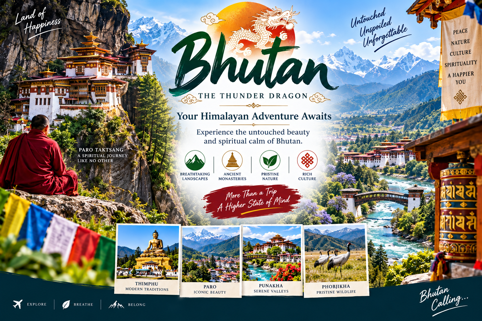 Bhutan The Thunder Dragon