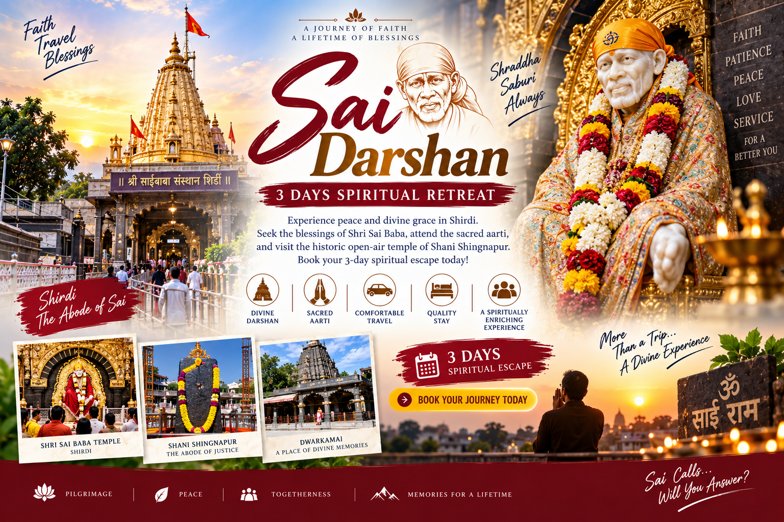 Sai Darshan: 3 Days Spiritual Retreat